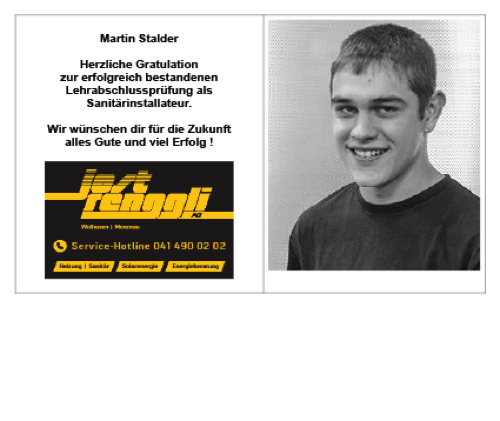 2019 Prüfungserfolg Martin