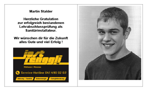 2019 Prüfungserfolg Martin